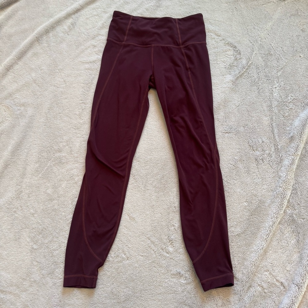 Athleta‎ Women’s Maroon Leggings Size Extra Small XS